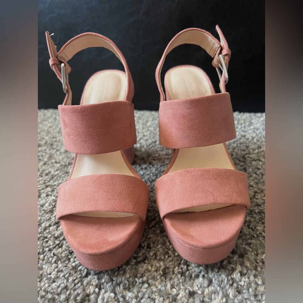 Urban Outfitters blush pink heels